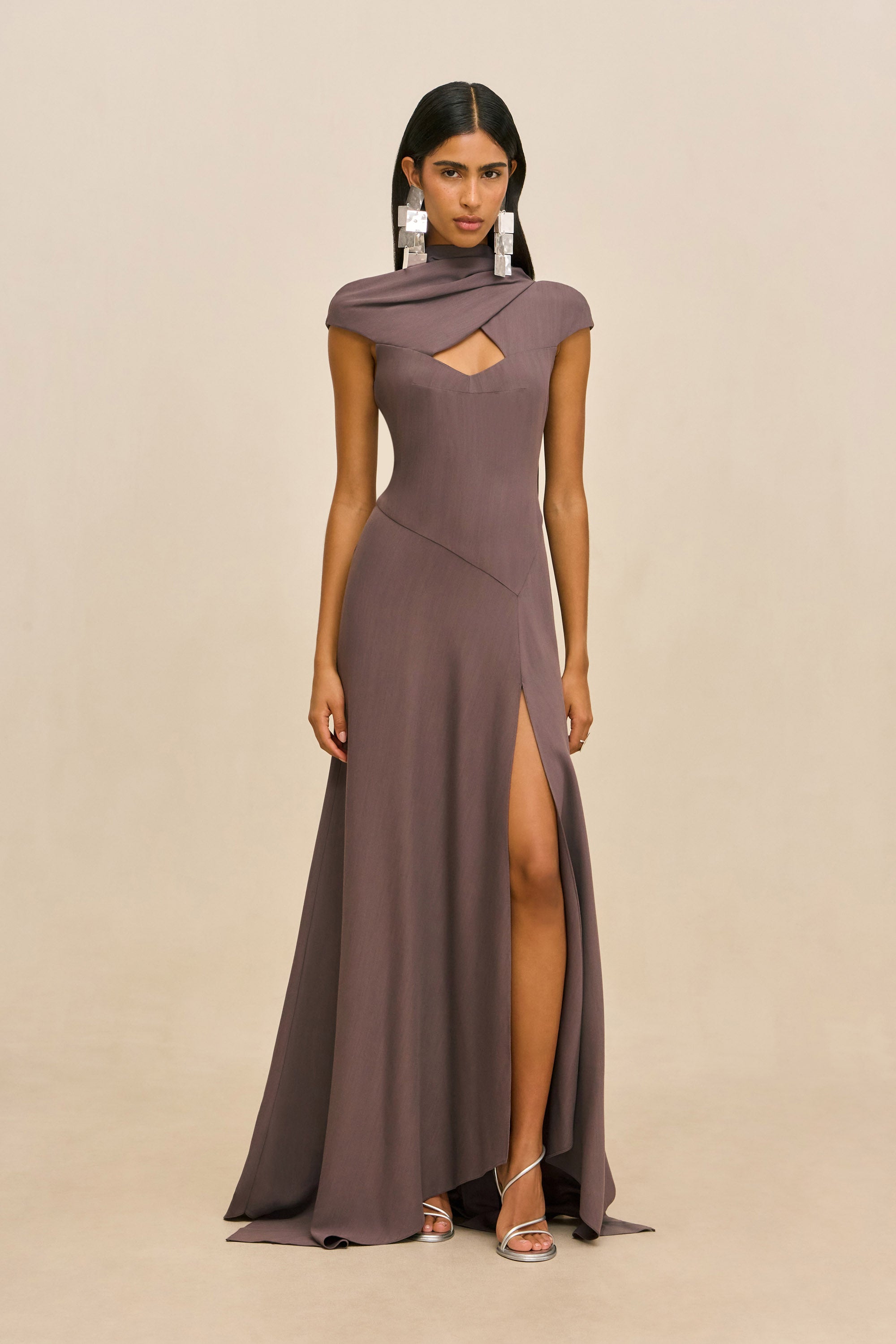 CECILY DRESS - WARM HAZE