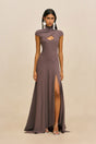 CECILY DRESS - WARM HAZE