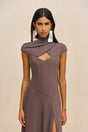 CECILY DRESS - WARM HAZE