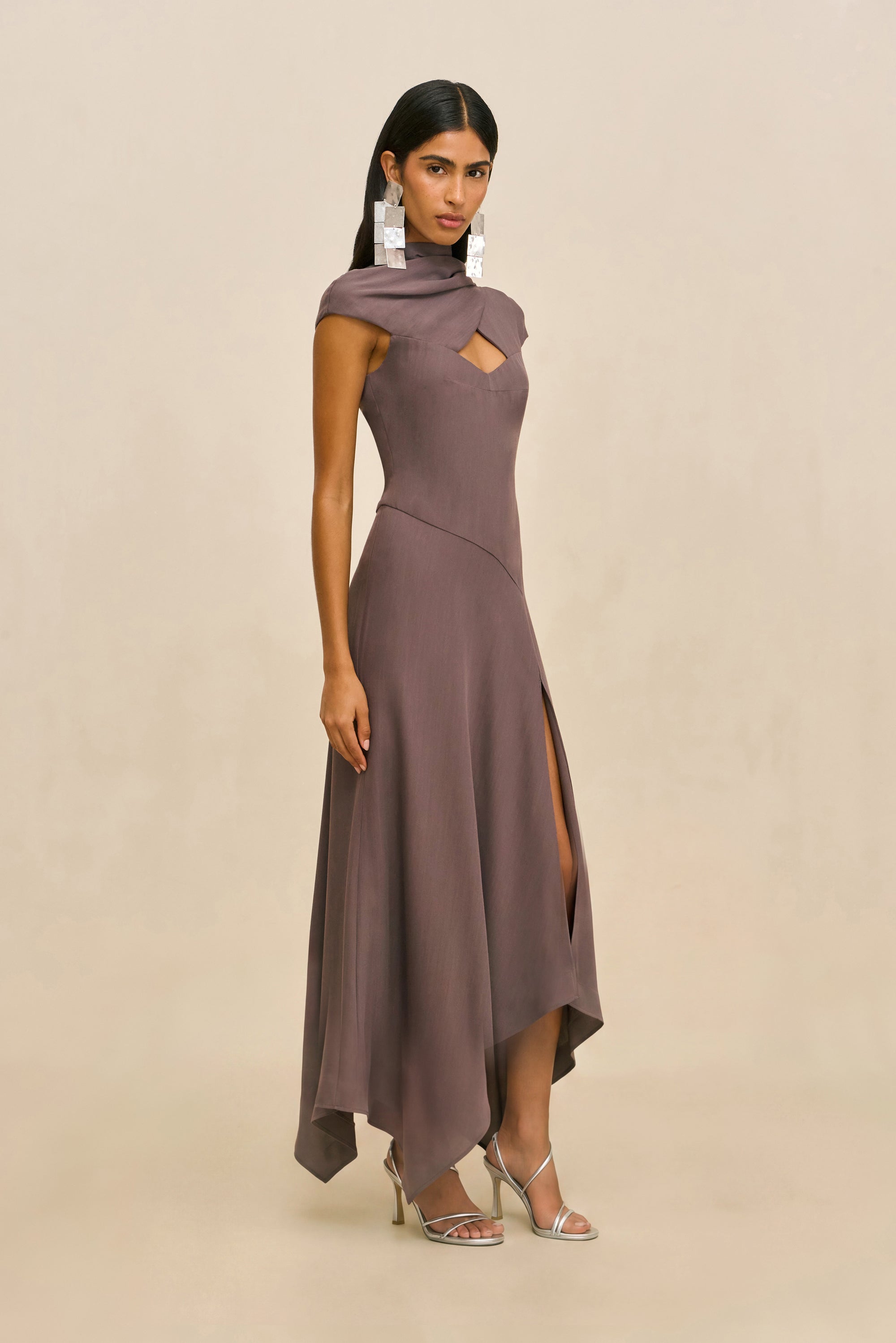 CECILY DRESS - WARM HAZE