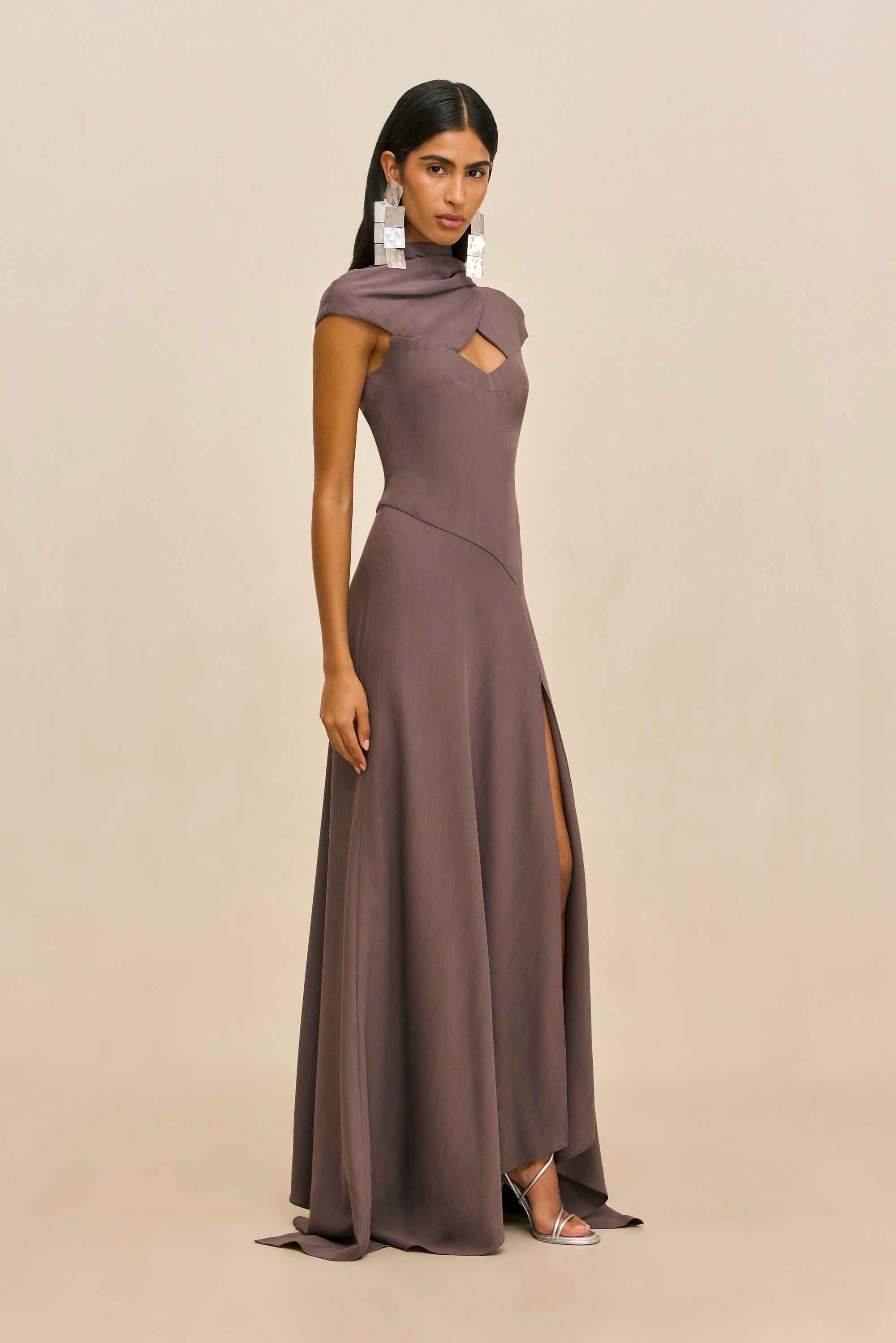 CECILY DRESS - WARM HAZE