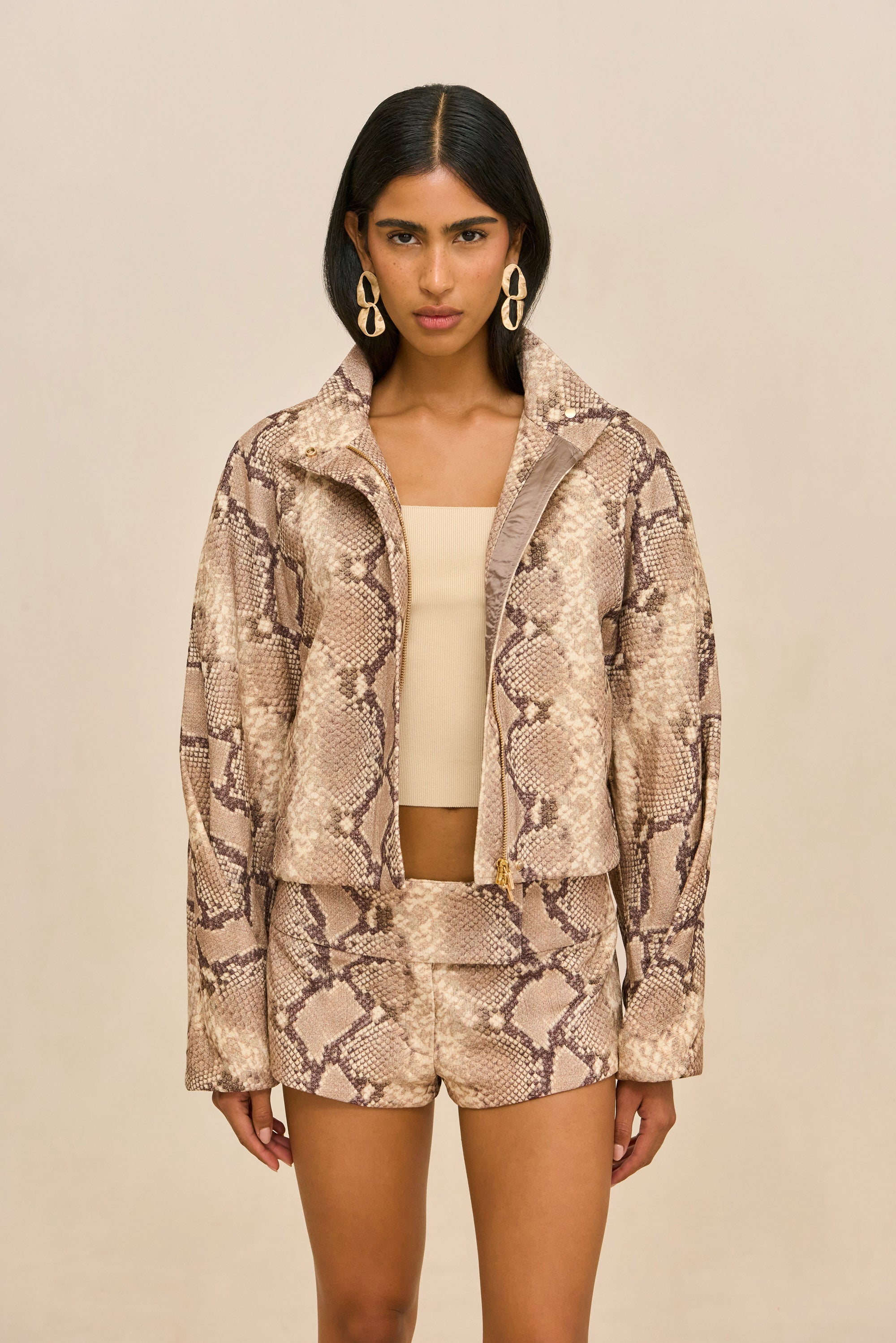 JARVIS JACKET - FADED PYTHON