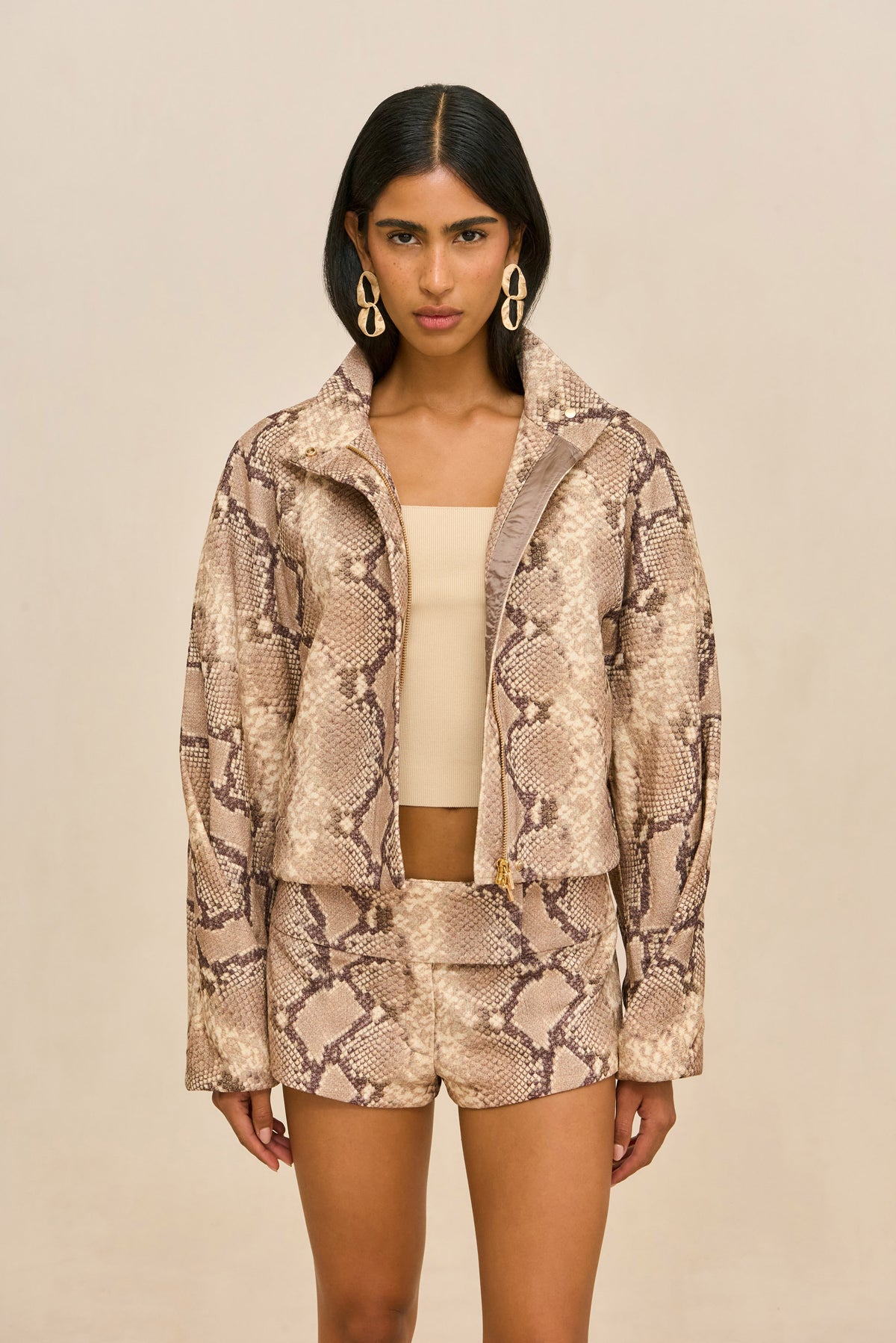 JARVIS JACKET - FADED PYTHON