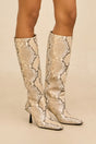 CATERINA BOOT - FADED PYTHON