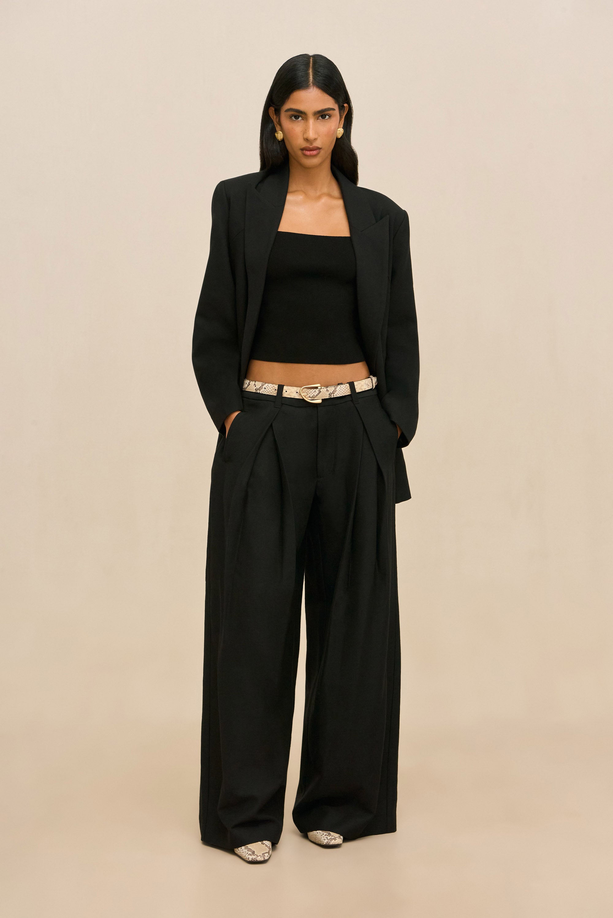 FARIM BLAZER - BLACK