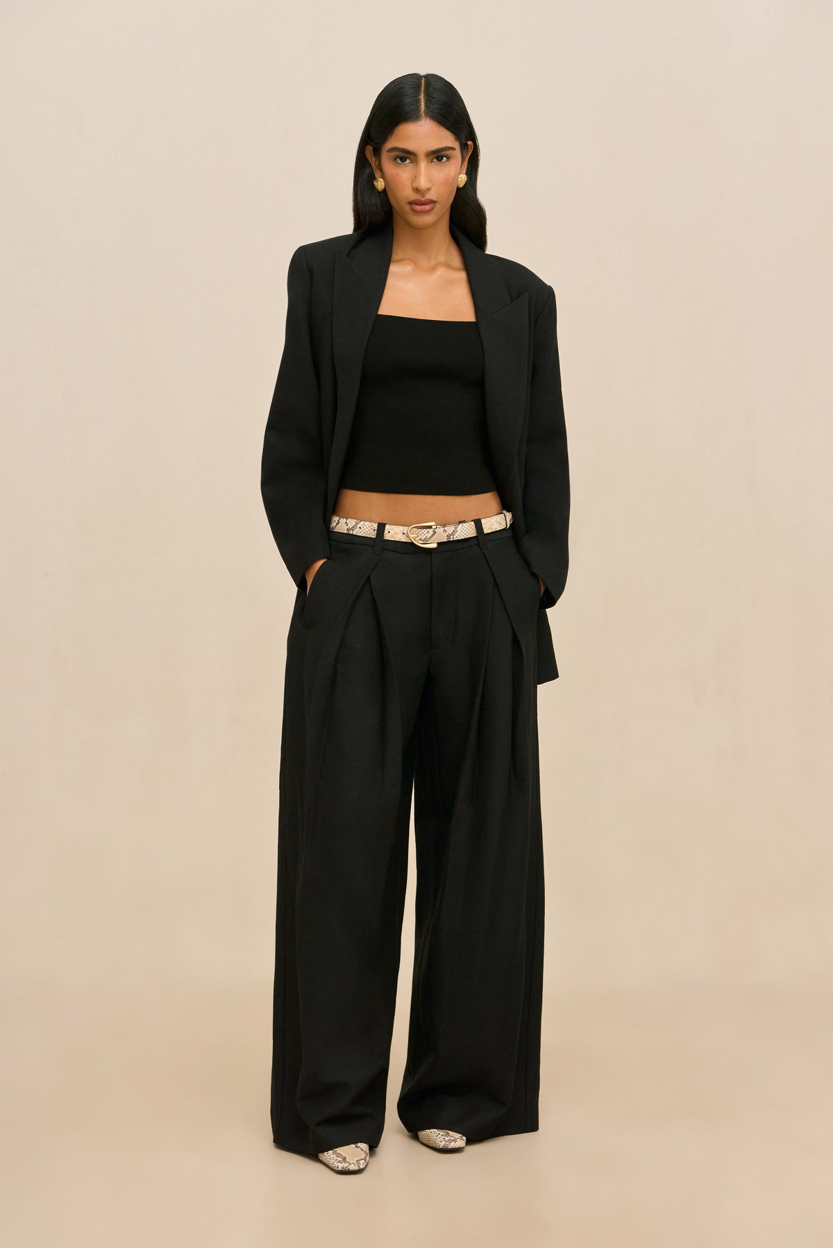 FARIM BLAZER - BLACK