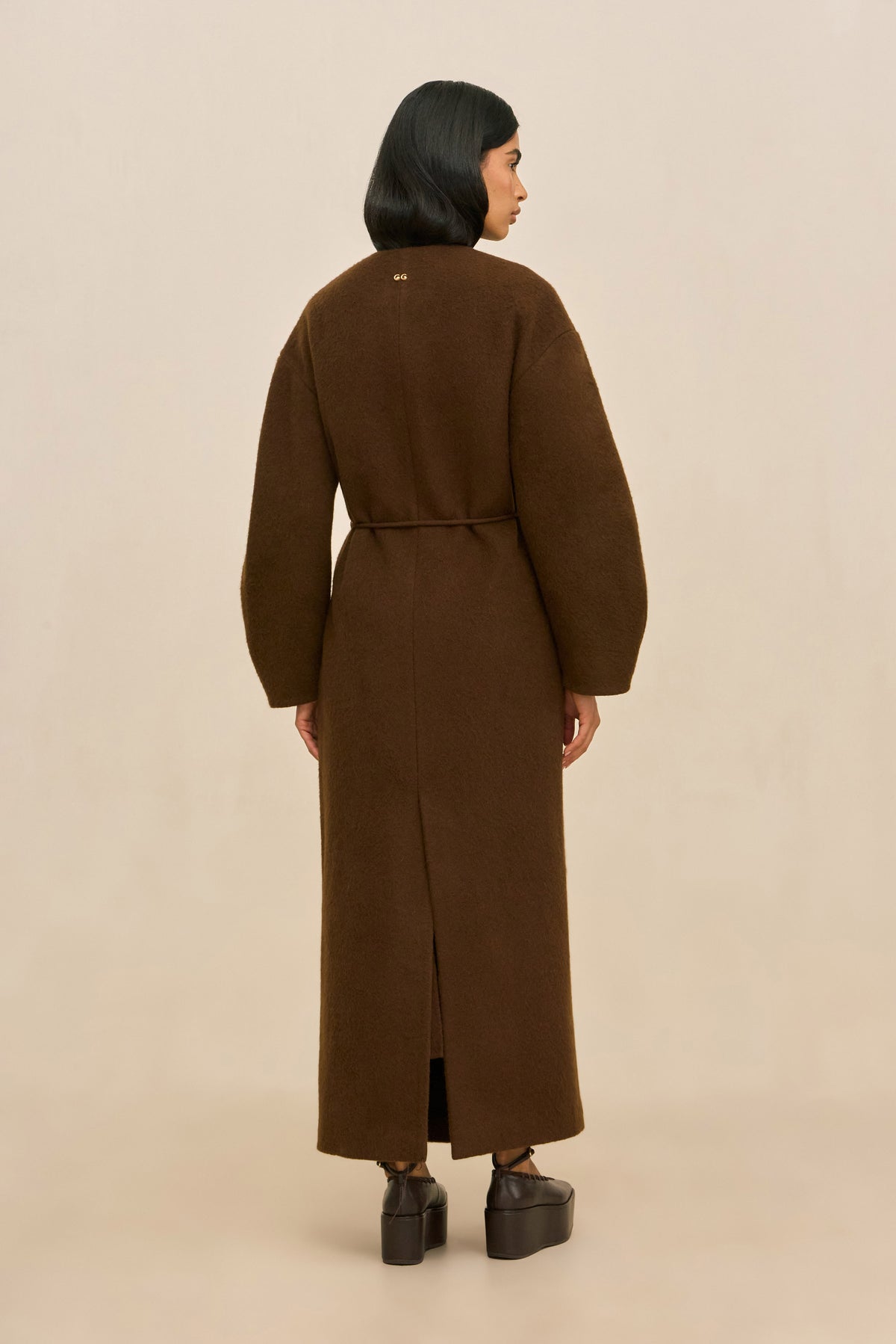 BRUNELLA COAT - DARK BROWN