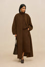 BRUNELLA COAT - DARK BROWN
