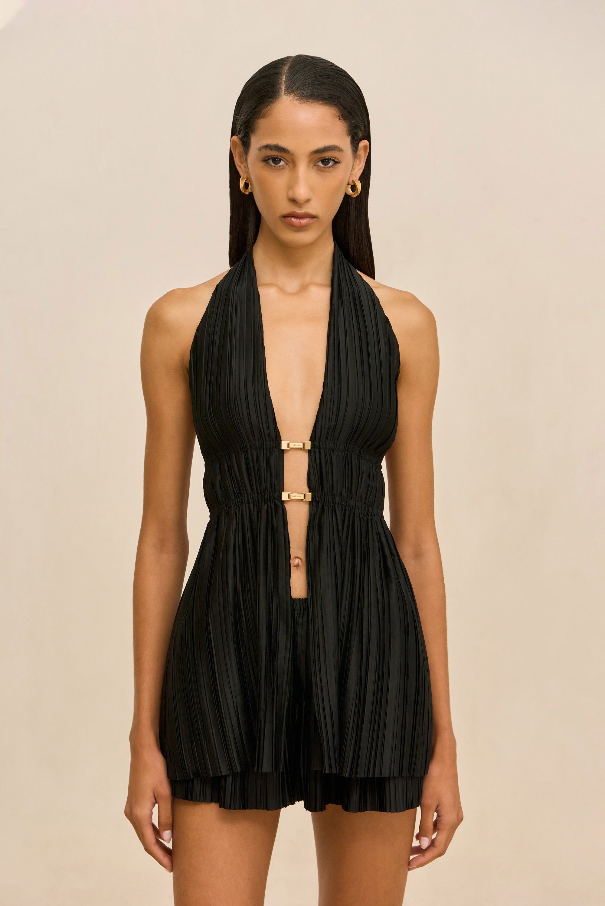 NISSIANA TOP - BLACK