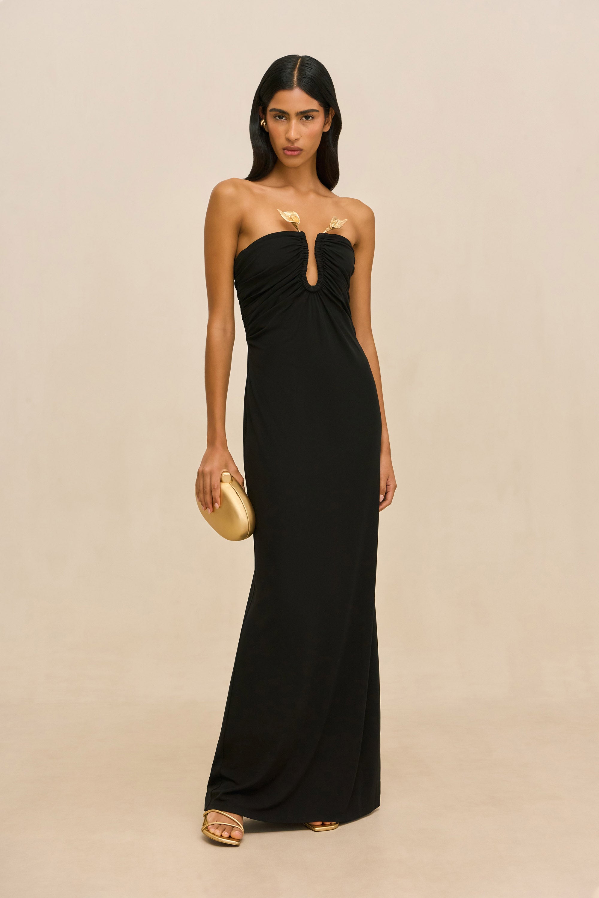 EMIR GOWN - BLACK