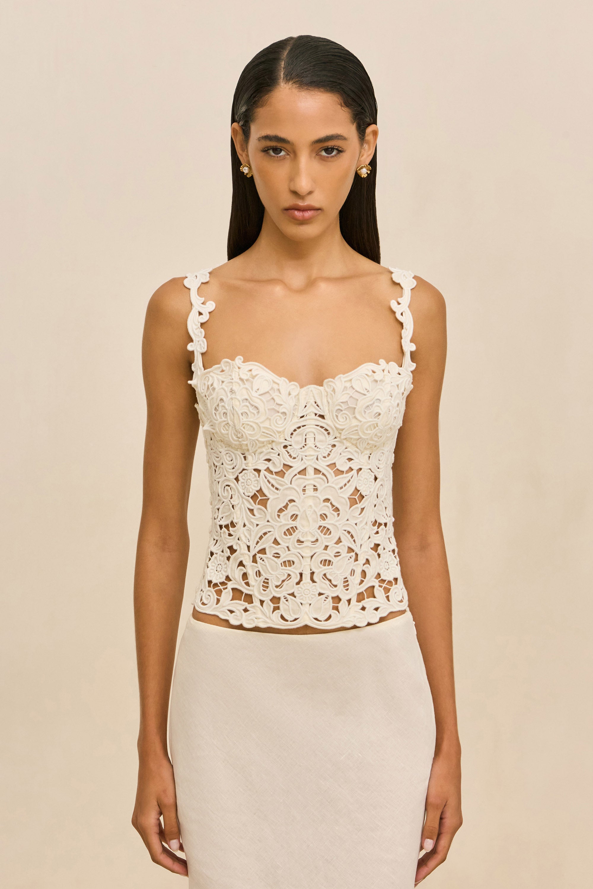 ZAIRE TOP - OFF WHITE