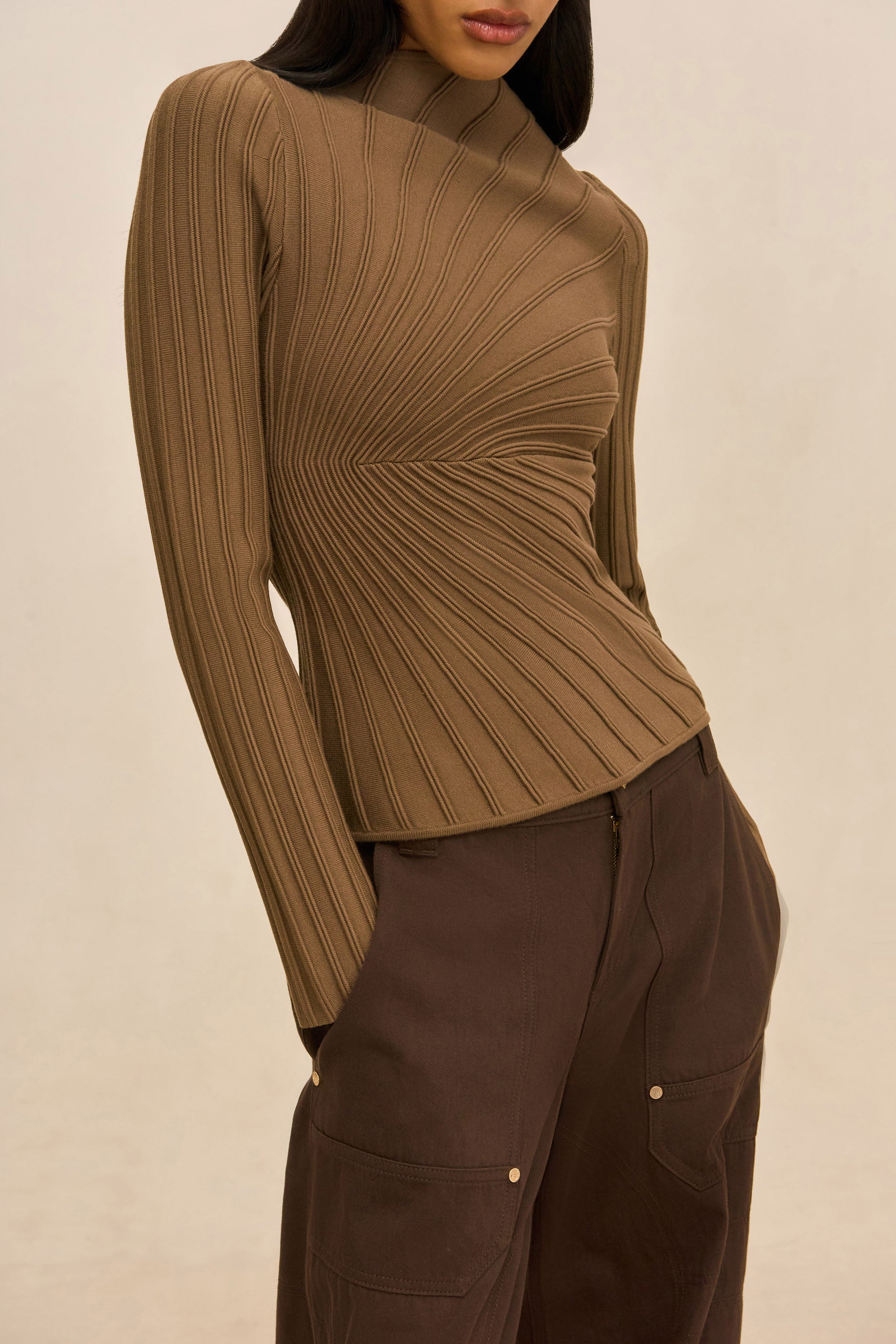 PAULETTE TOP - SPARROW