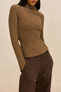 PAULETTE TOP - SPARROW