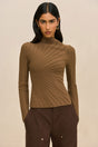 PAULETTE TOP - SPARROW