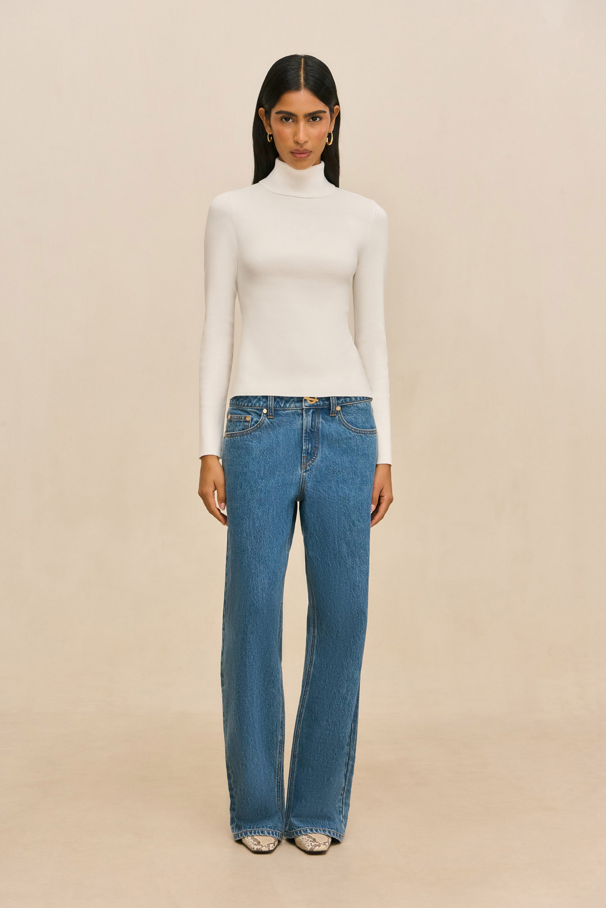 DENIZ KNIT TOP - OFF WHITE
