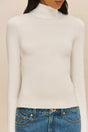 DENIZ KNIT TOP - OFF WHITE