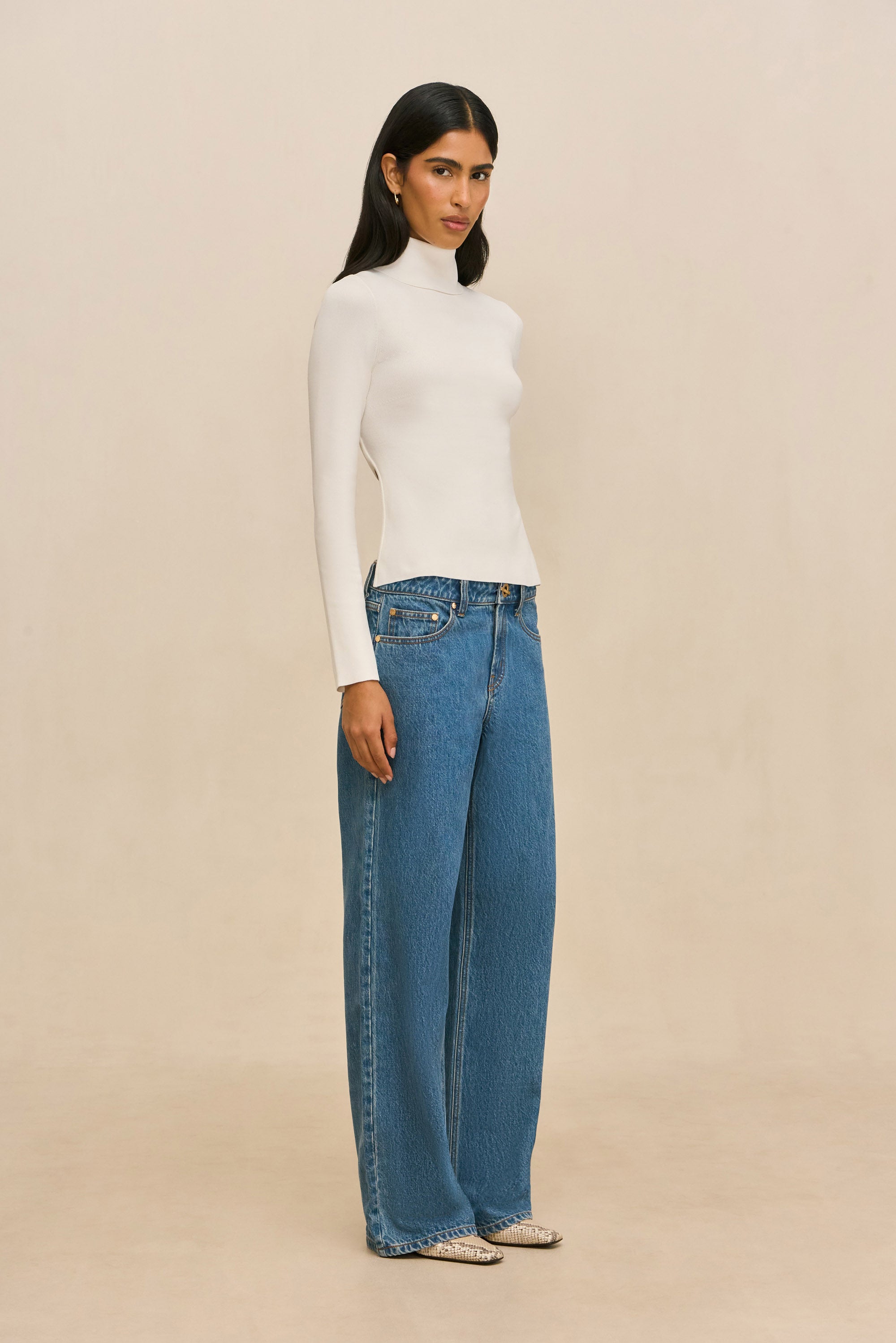 DENIZ KNIT TOP - OFF WHITE