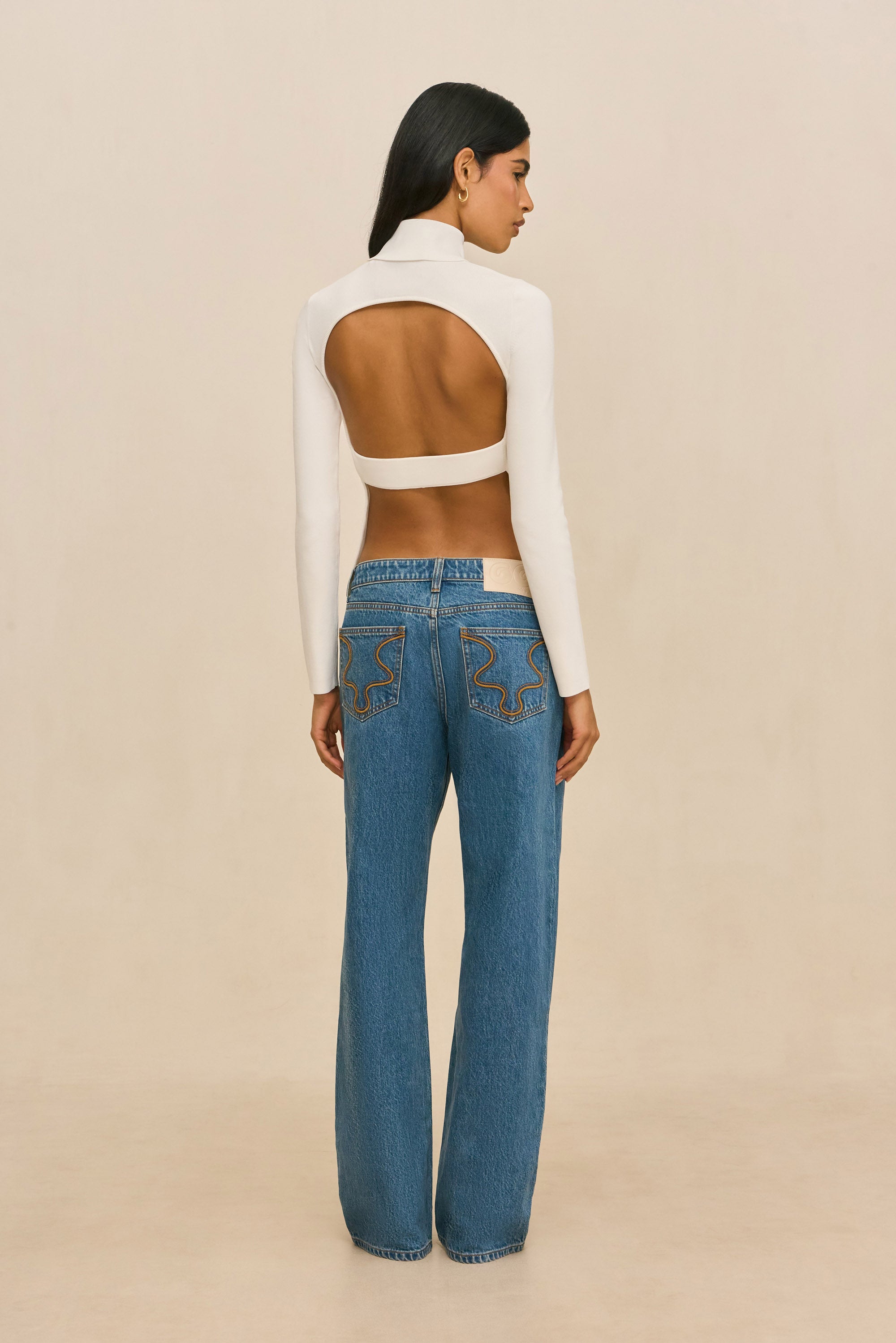 DENIZ KNIT TOP - OFF WHITE