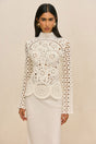 DEIA CROCHET TOP - OFF WHITE