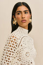 DEIA CROCHET TOP - OFF WHITE