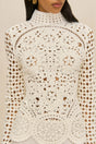 DEIA CROCHET TOP - OFF WHITE
