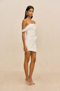 AHRA DRESS - OFF WHITE