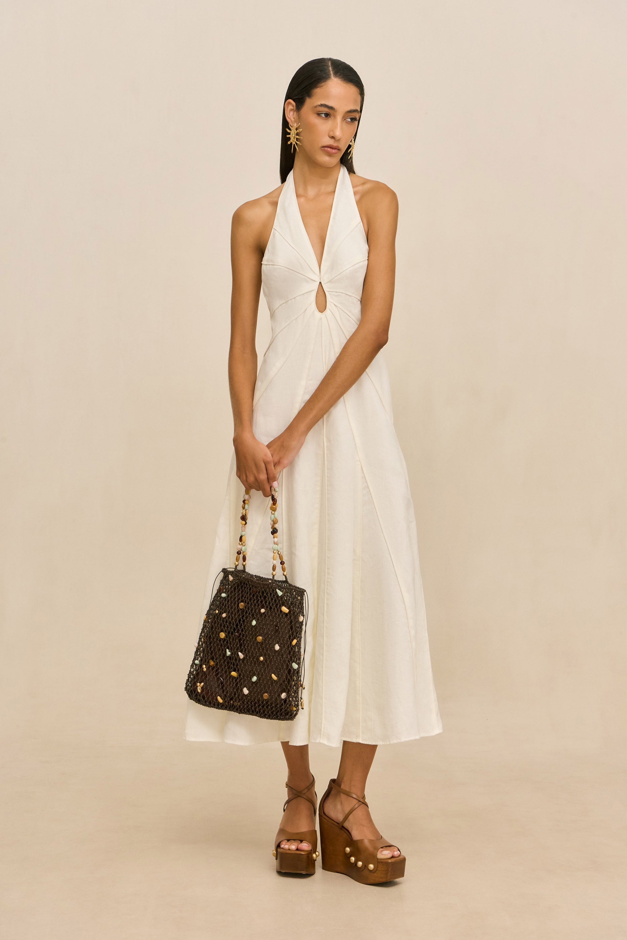 ROWYN DRESS - OFF WHITE