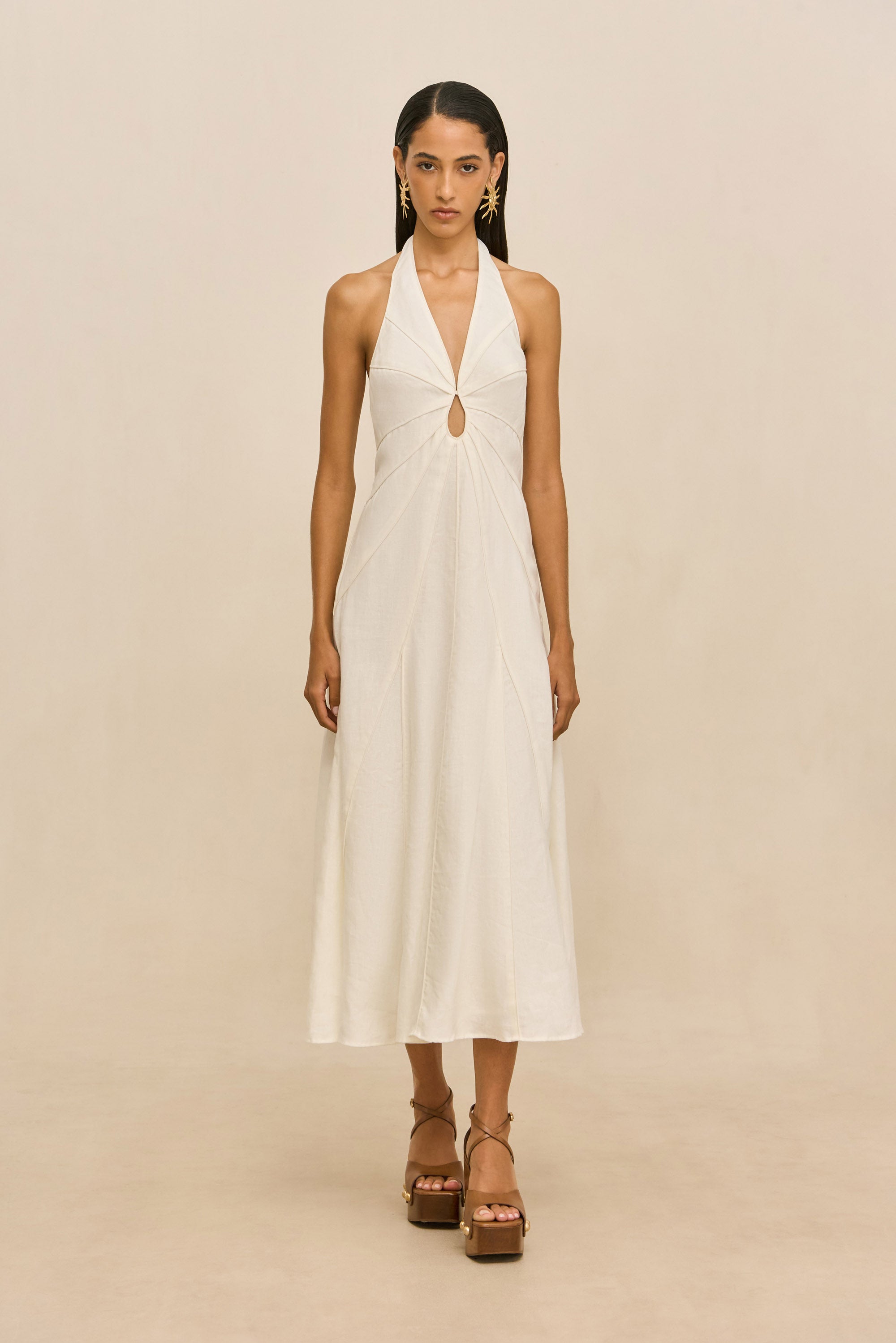 ROWYN DRESS - OFF WHITE