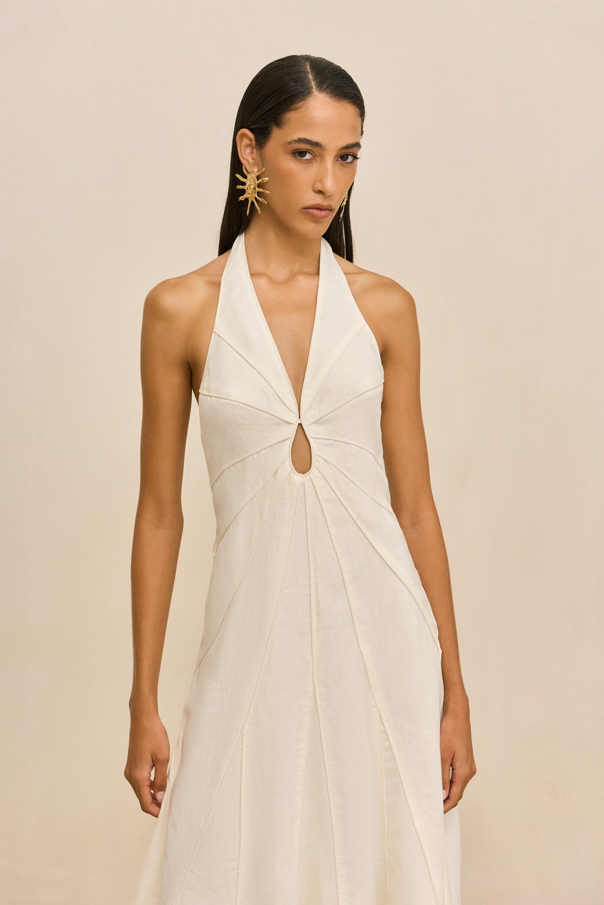 ROWYN DRESS - OFF WHITE