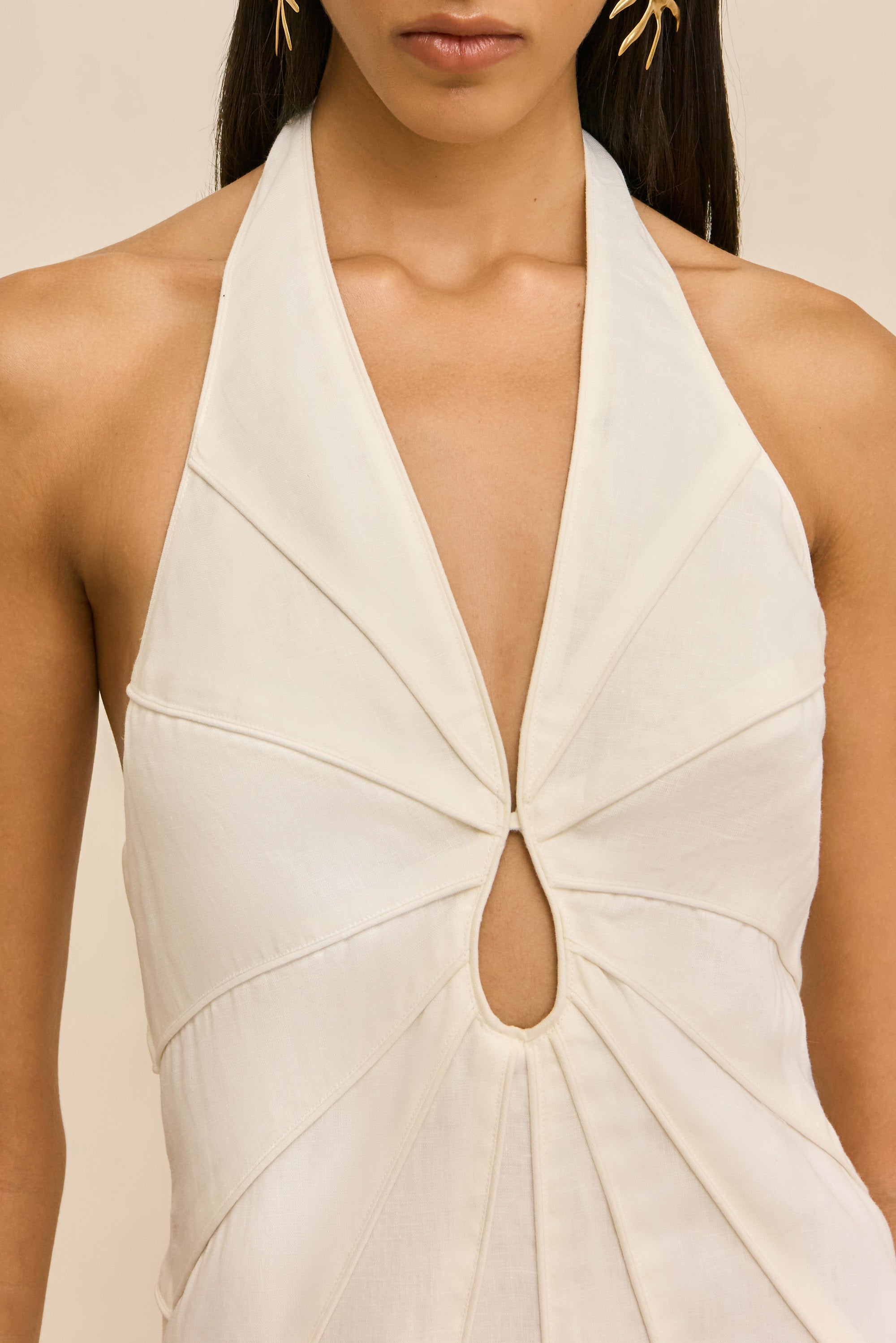 ROWYN DRESS - OFF WHITE