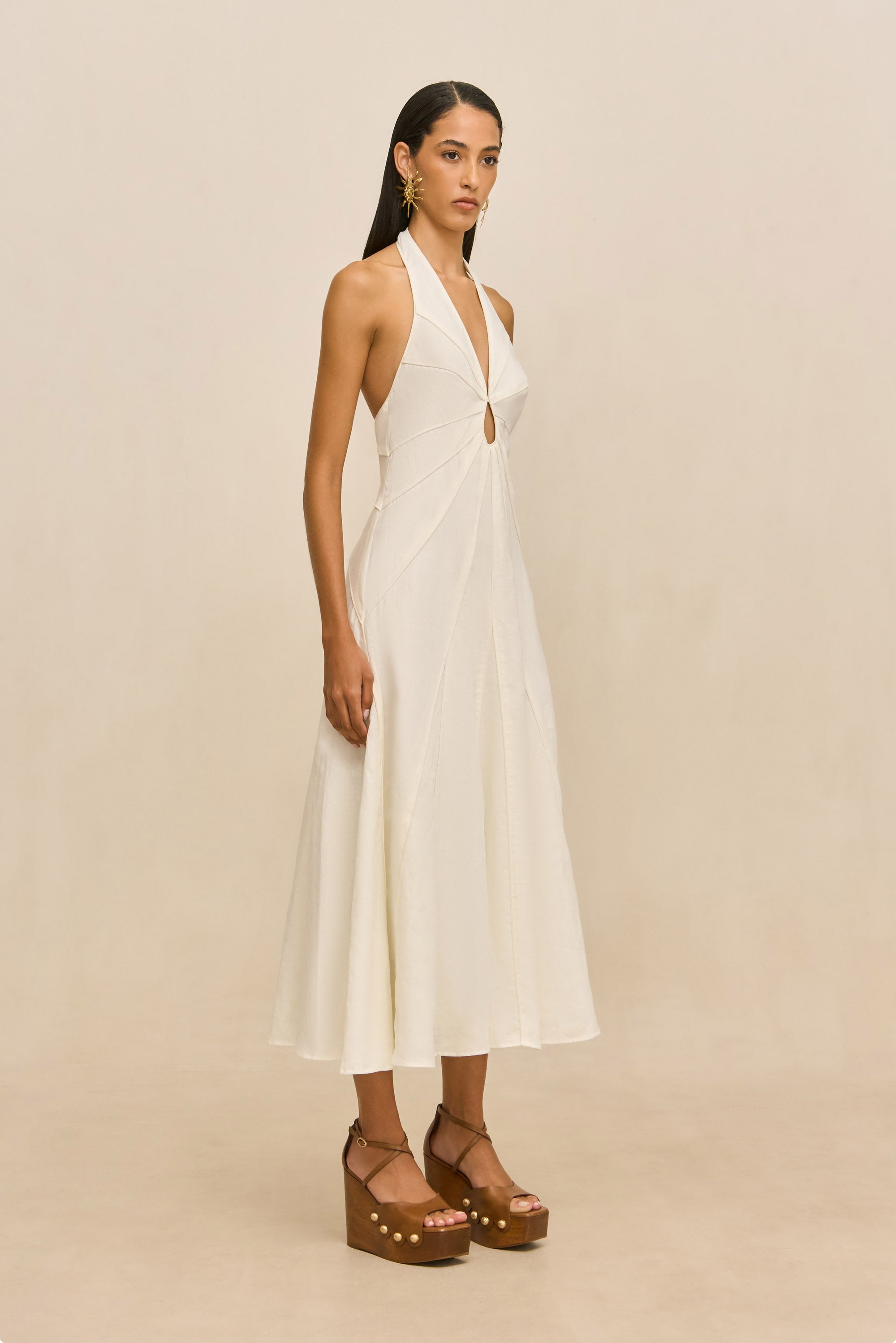 ROWYN DRESS - OFF WHITE