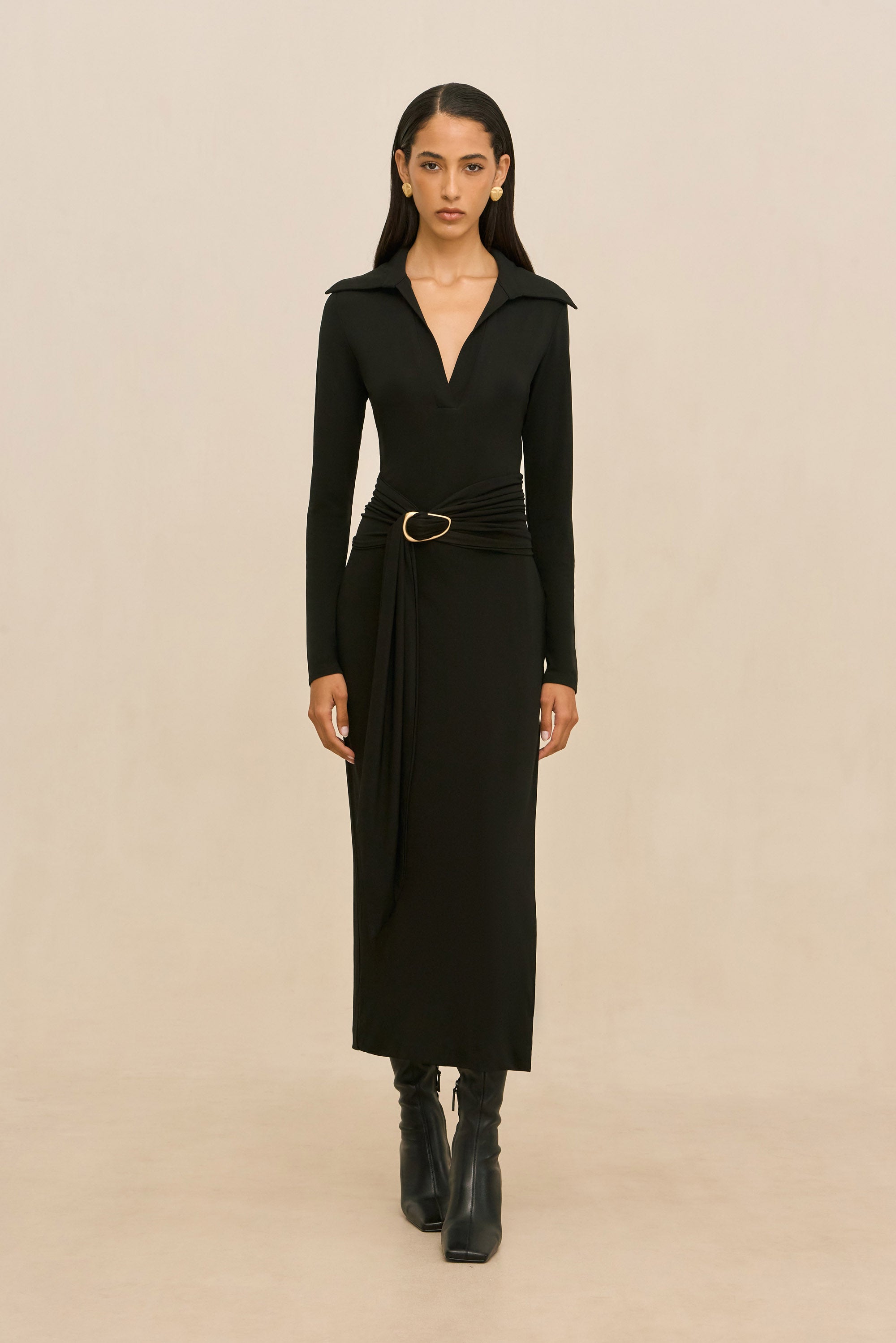 STELLINA DRESS - BLACK