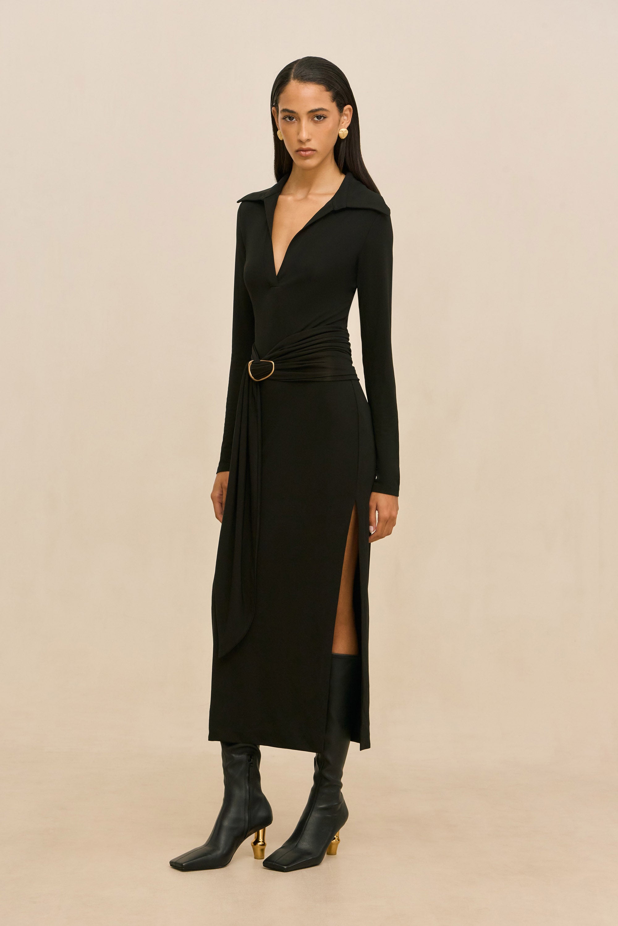 STELLINA DRESS - BLACK