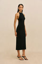 GIANINA KNIT DRESS - BLACK