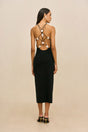 GIANINA KNIT DRESS - BLACK