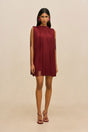 MONICA DRESS - WINTER PLUM