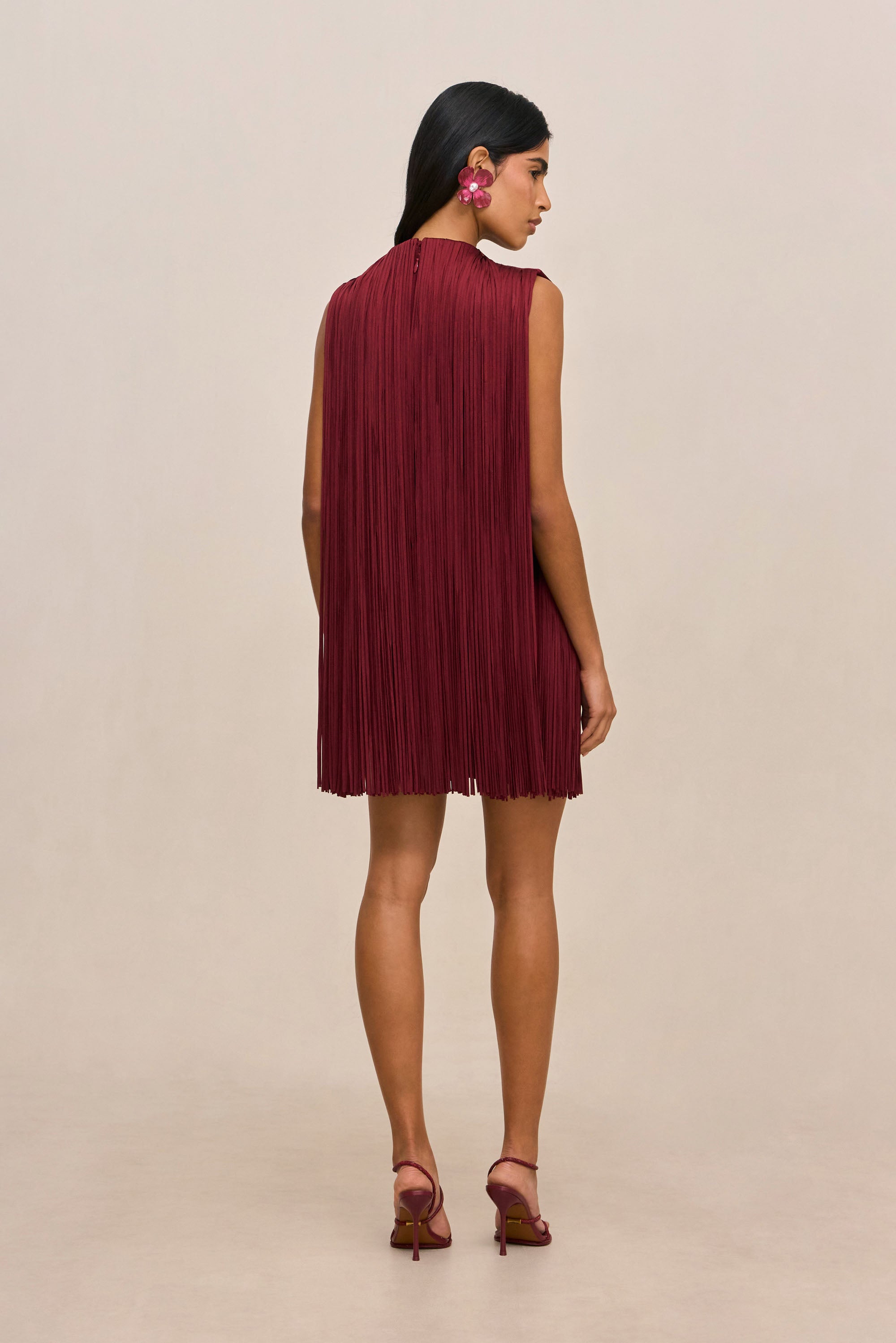 MONICA DRESS - WINTER PLUM