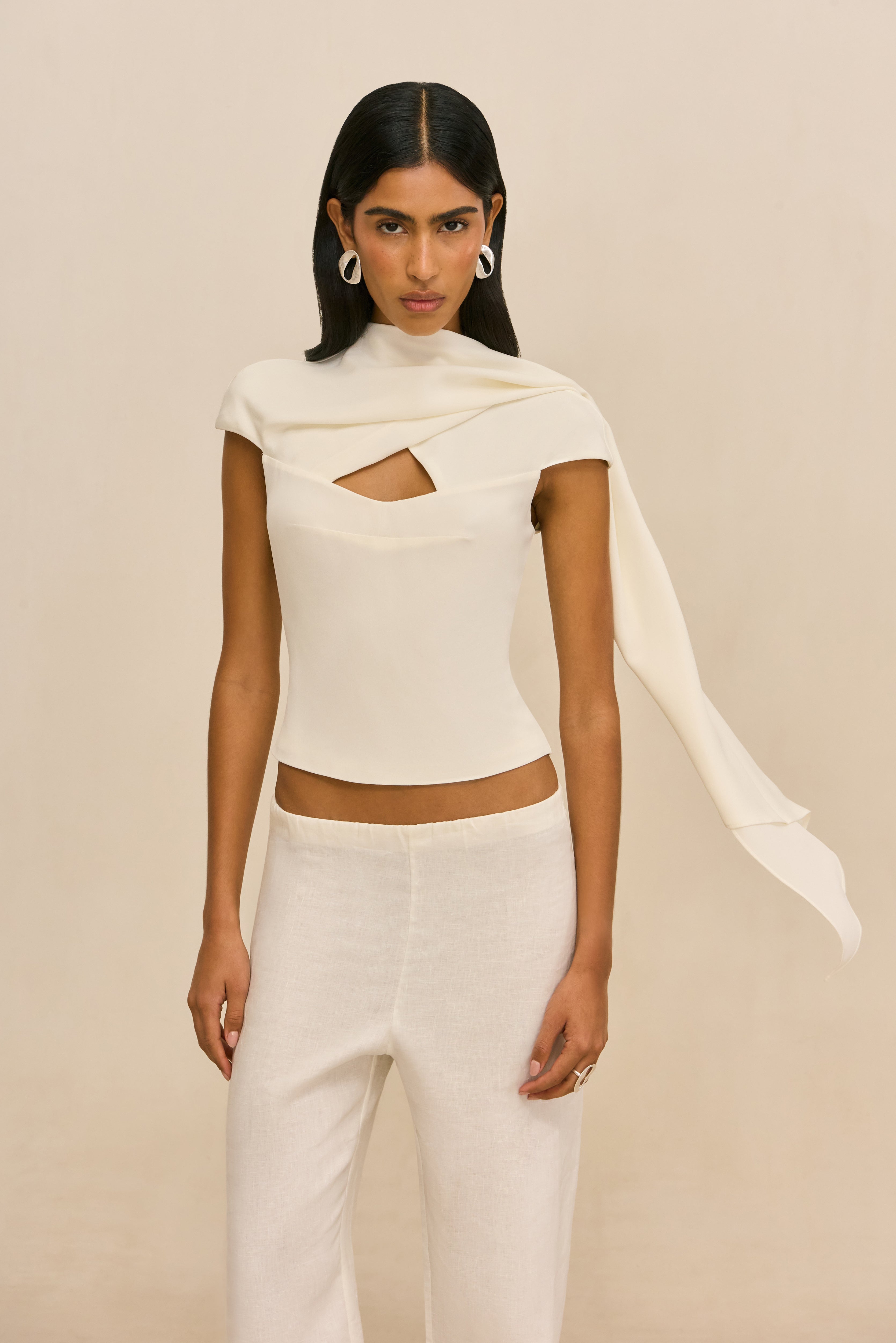 CECILY TOP - OFF WHITE