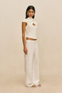 CECILY TOP - OFF WHITE