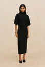 KEONI KNIT DRESS - BLACK