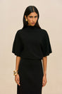 KEONI KNIT DRESS - BLACK
