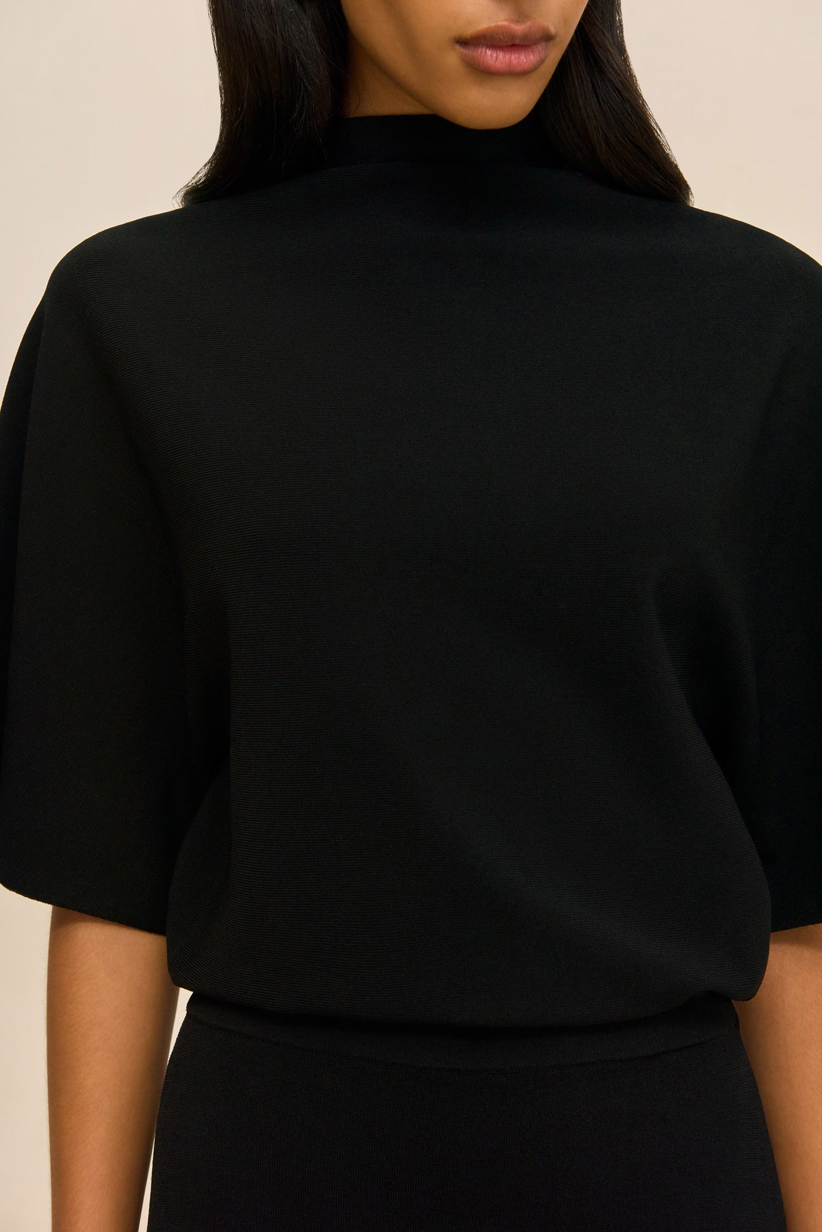 KEONI KNIT DRESS - BLACK