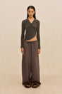 MATTEA KNIT TOP - WREN