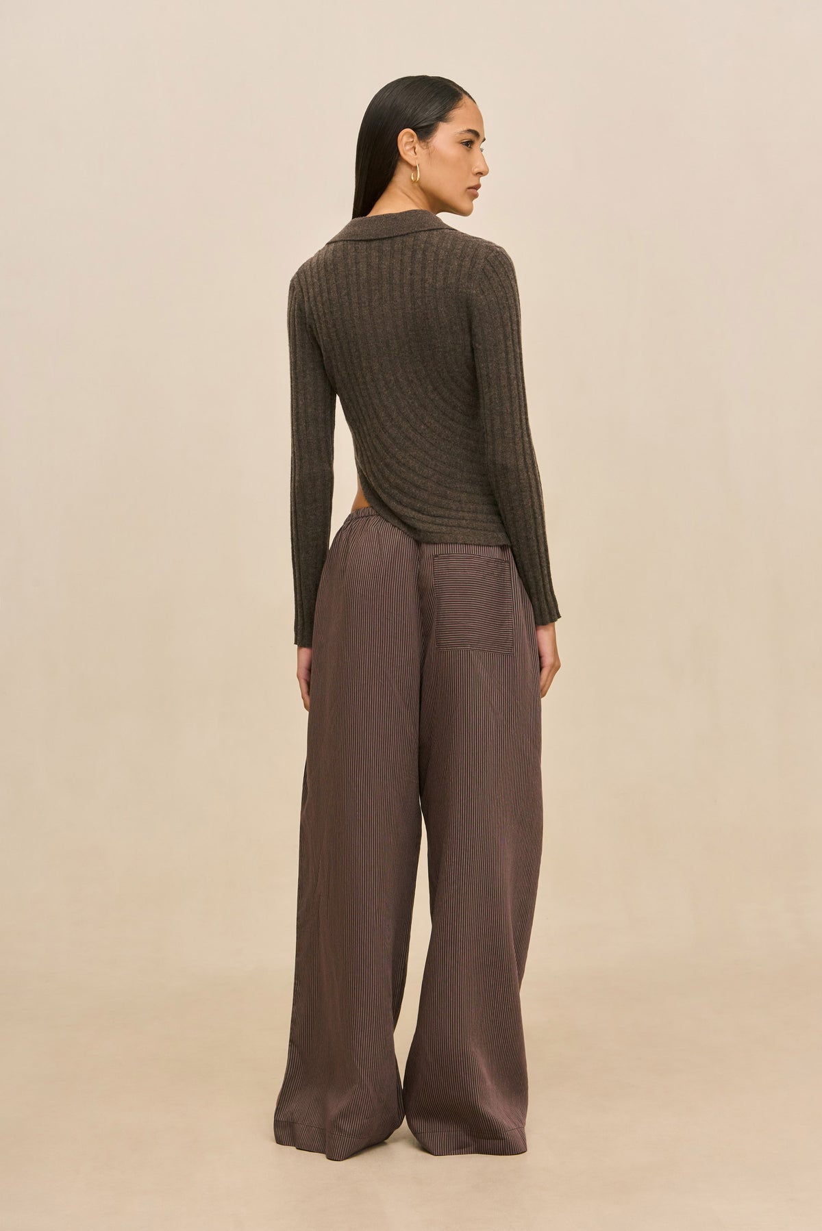 MATTEA KNIT TOP - WREN