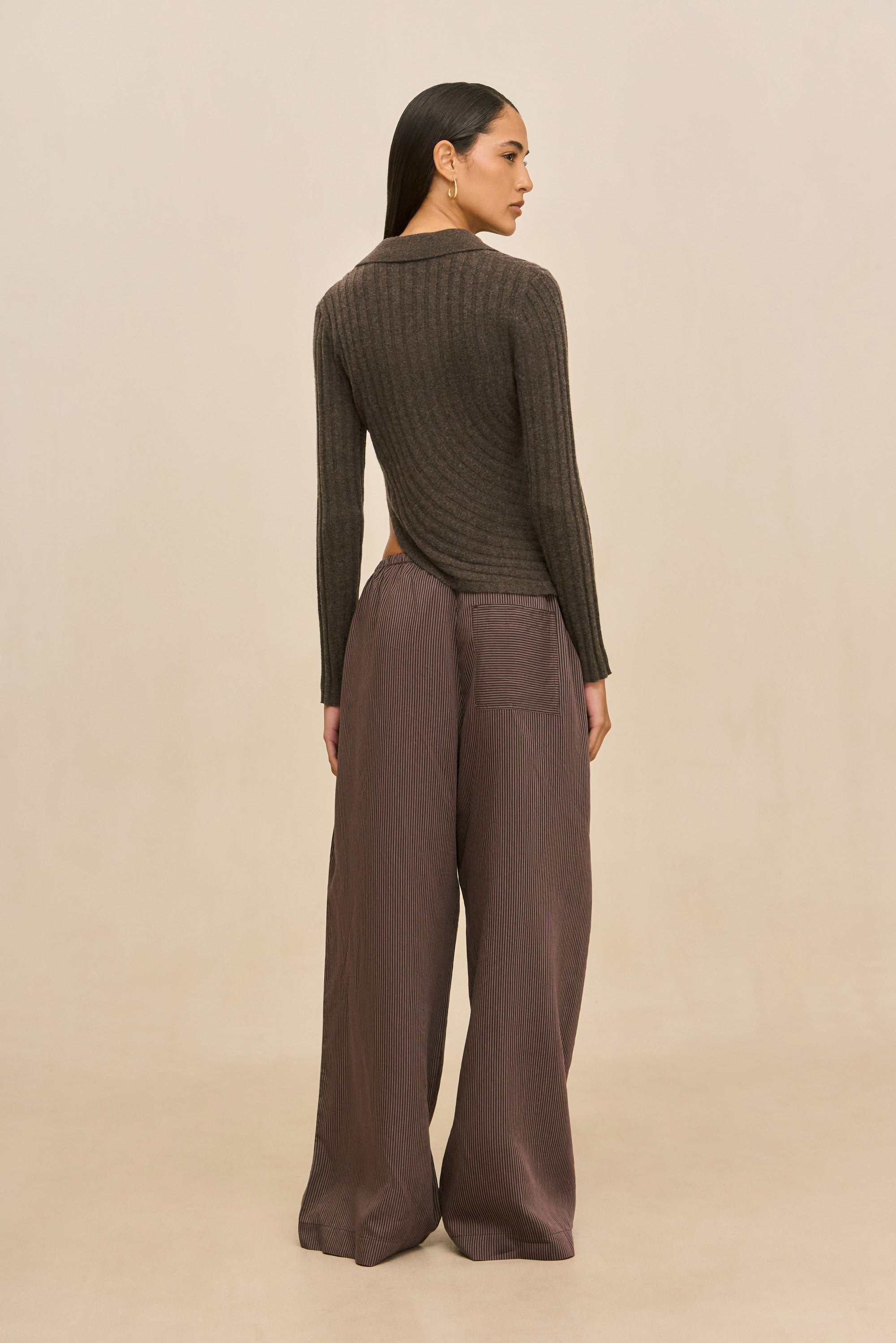 CARYS PANT - WREN STRIPE