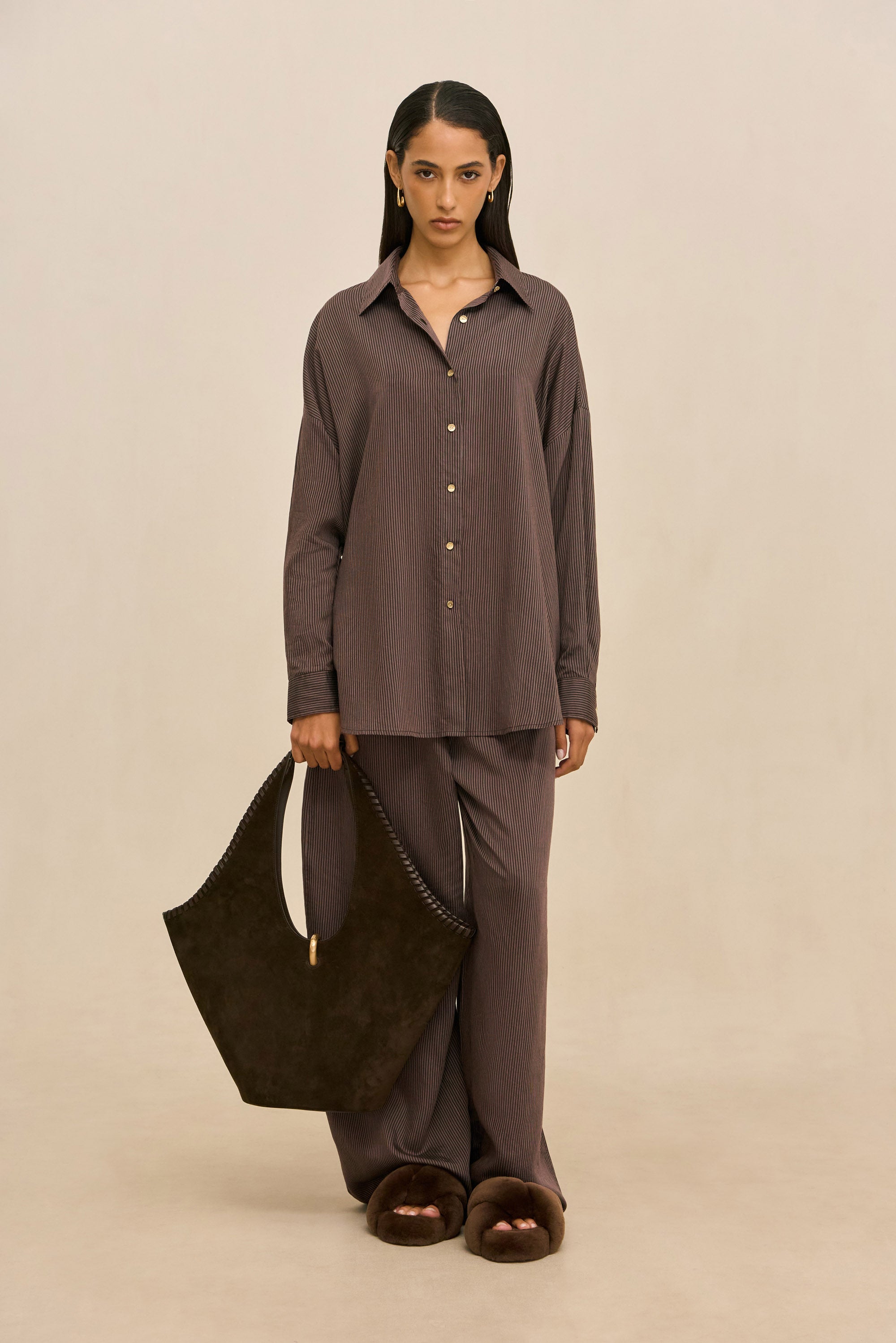 CARYS PANT - WREN STRIPE