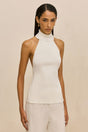 WAKE KNIT TOP - OFF WHITE