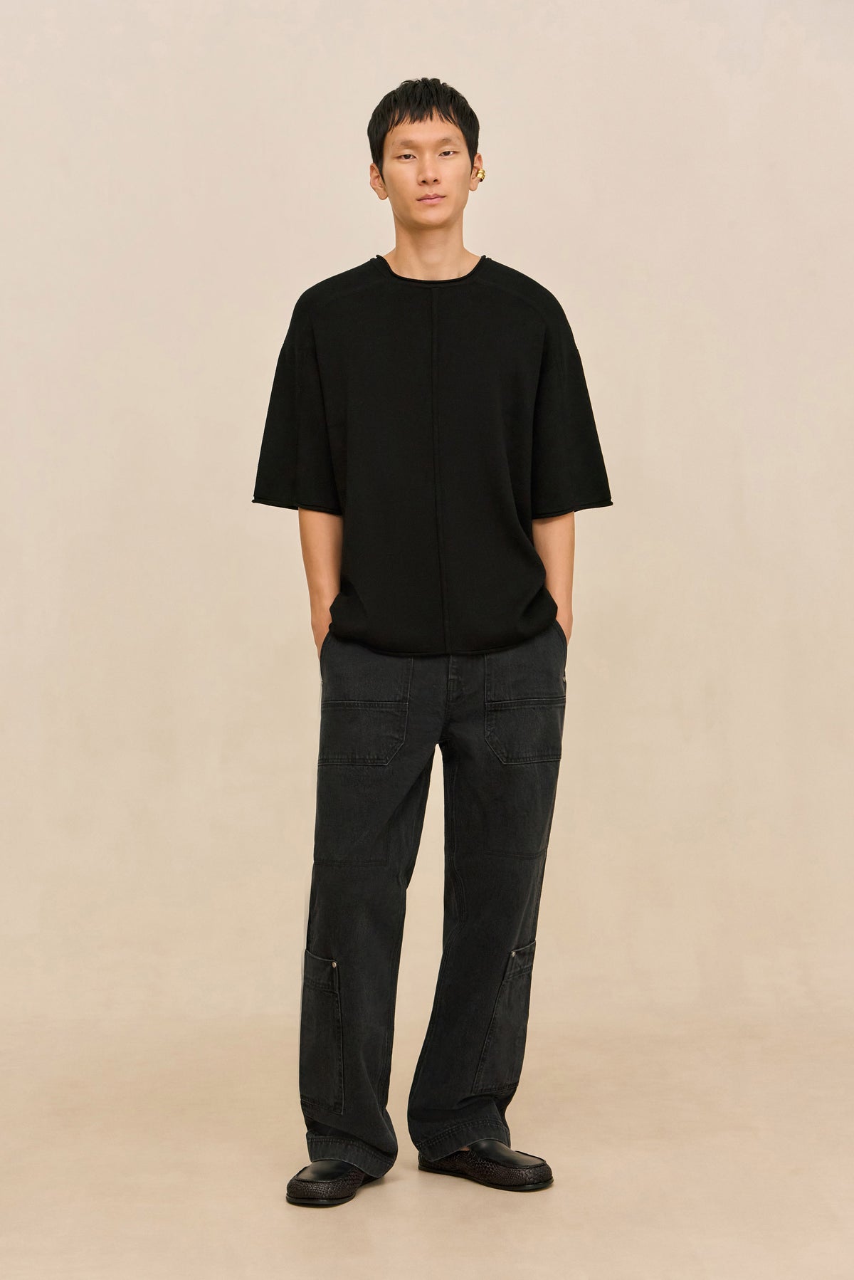 GORDON TOP - BLACK