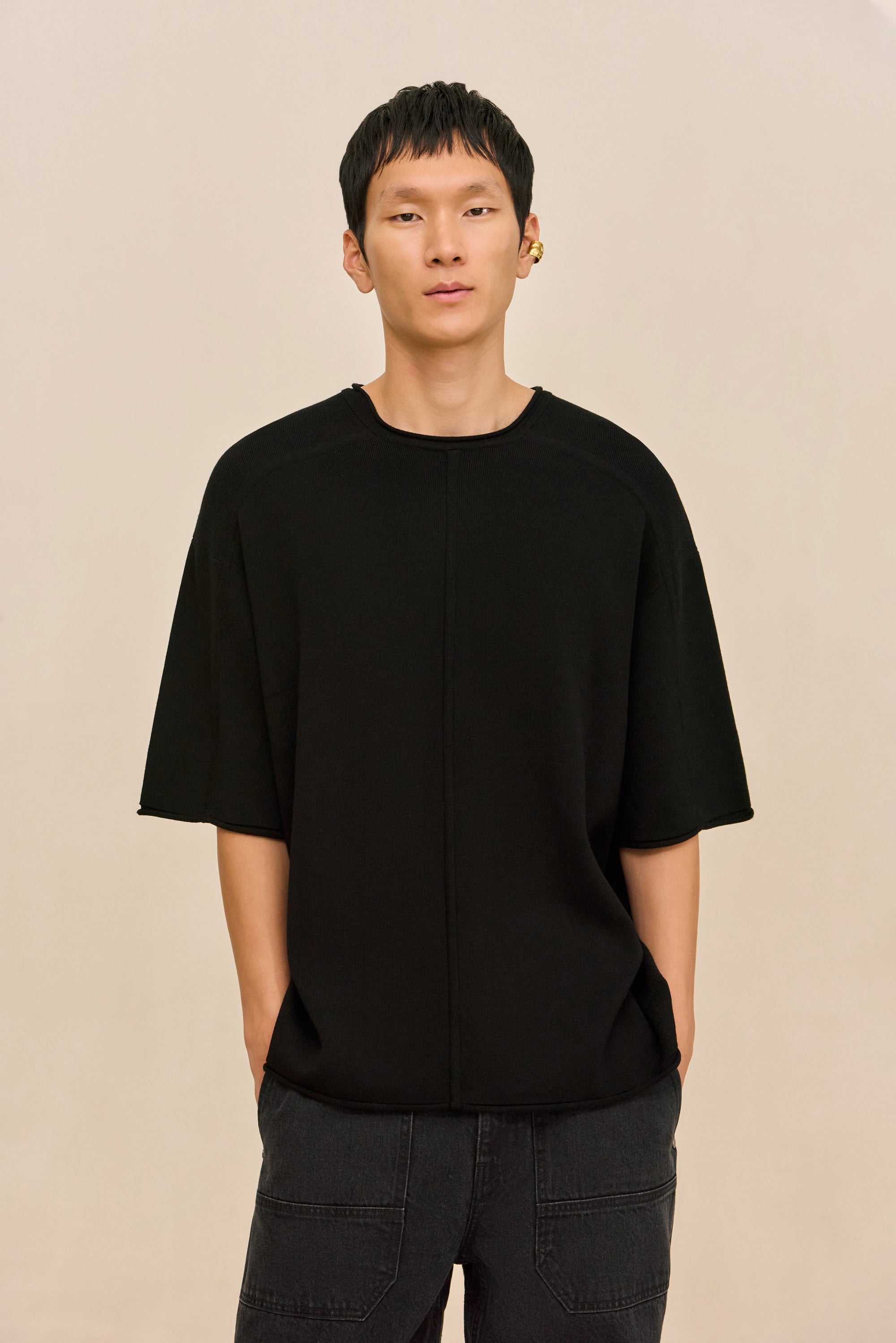 GORDON TOP - BLACK