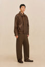 MATTHEW LEATHER JACKET - WREN